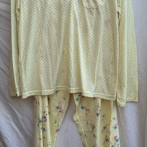 Yellow Polka Dot Pajamas
